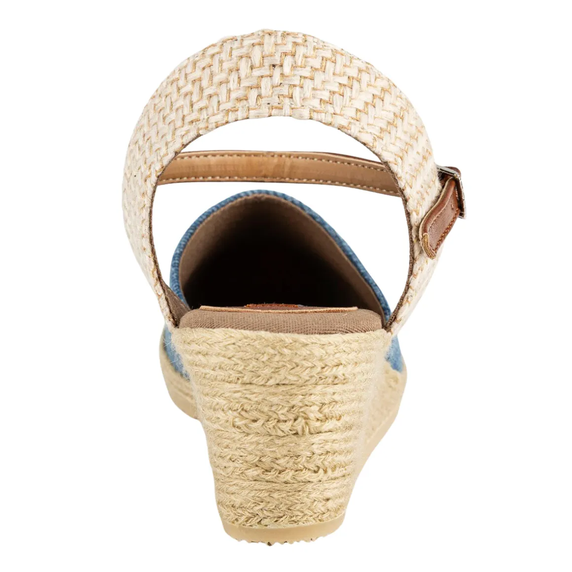 Alpargata Cuña Mezclilla Para Mujer Silvia Cordero 06544