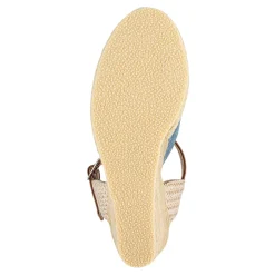 Alpargata Cuña Mezclilla Para Mujer Silvia Cordero 06544