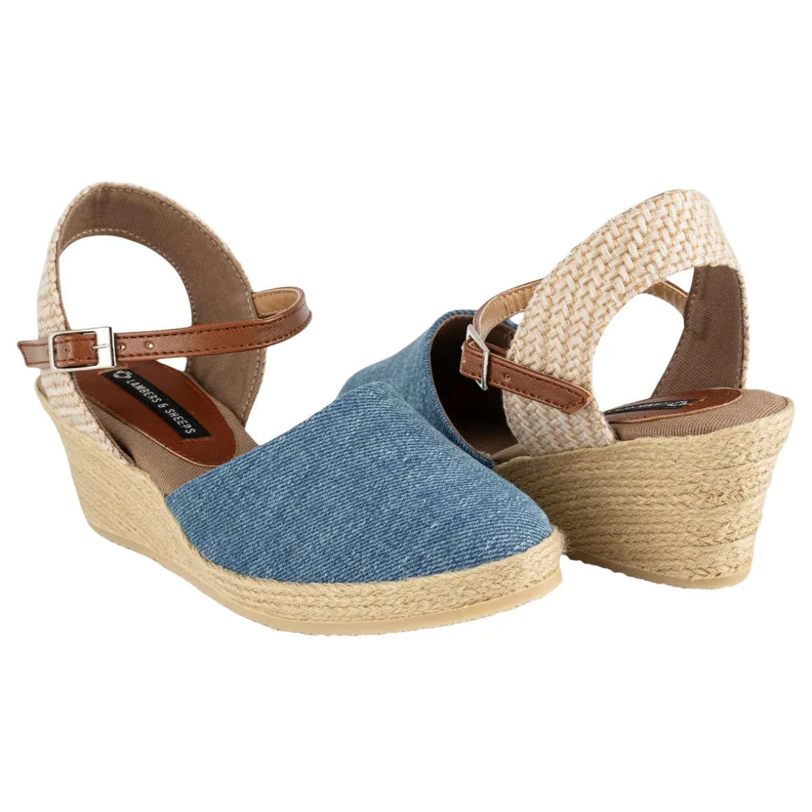 Alpargata Cuña Mezclilla Para Mujer Silvia Cordero 06544