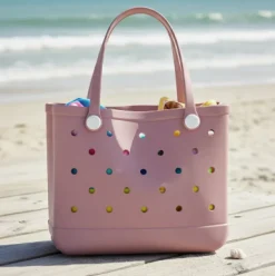 Bolsa Bogg Bag Tipo Croc Para Mujer Elega 08529