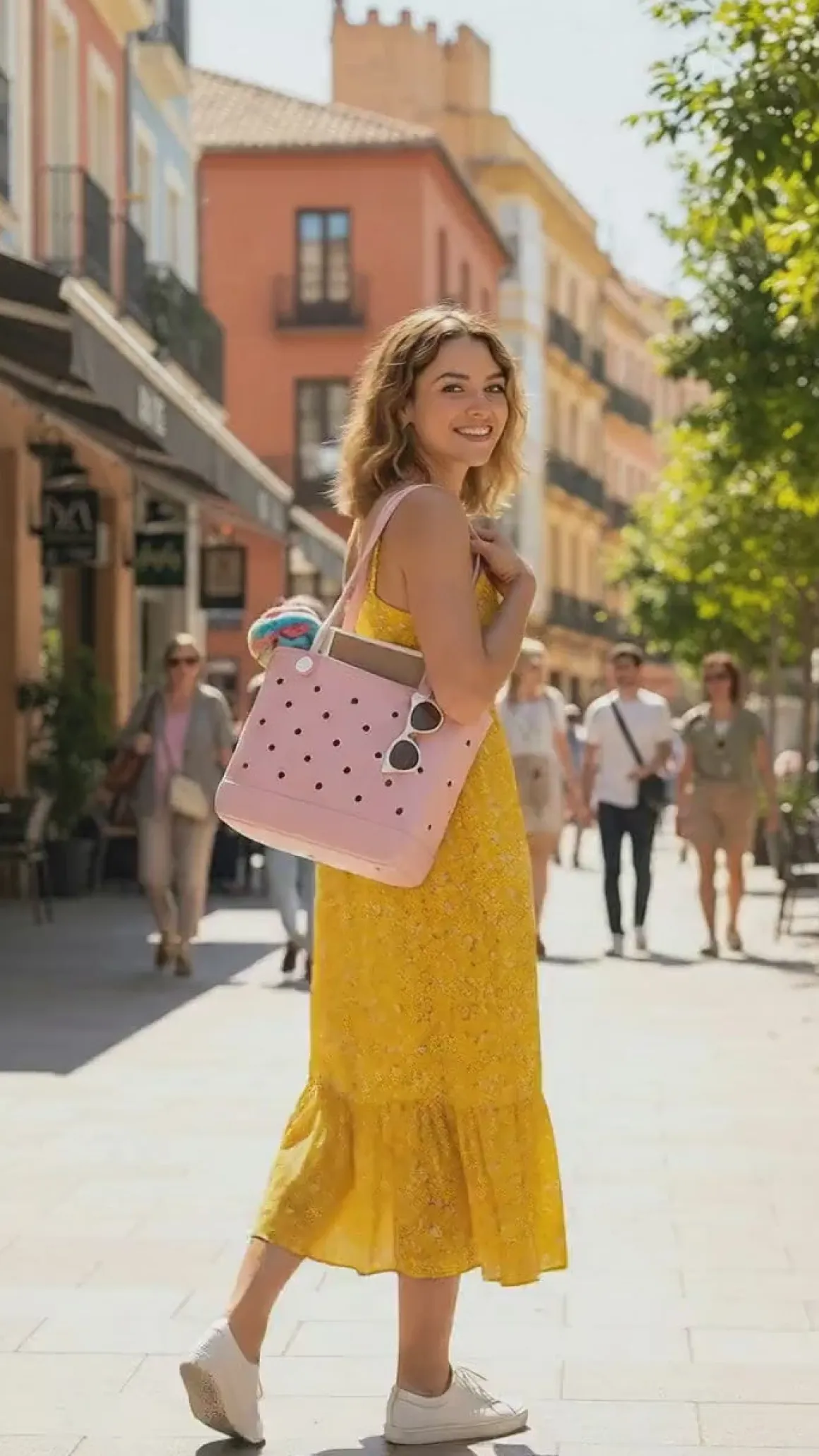 Bolsa Bogg Bag Tipo Croc Para Mujer Elega 08529