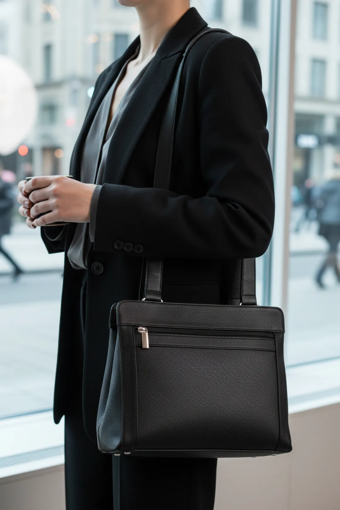 Bolsa Elegante Tipo Tote Con Cierre Para Mujer Roger 06648-06649