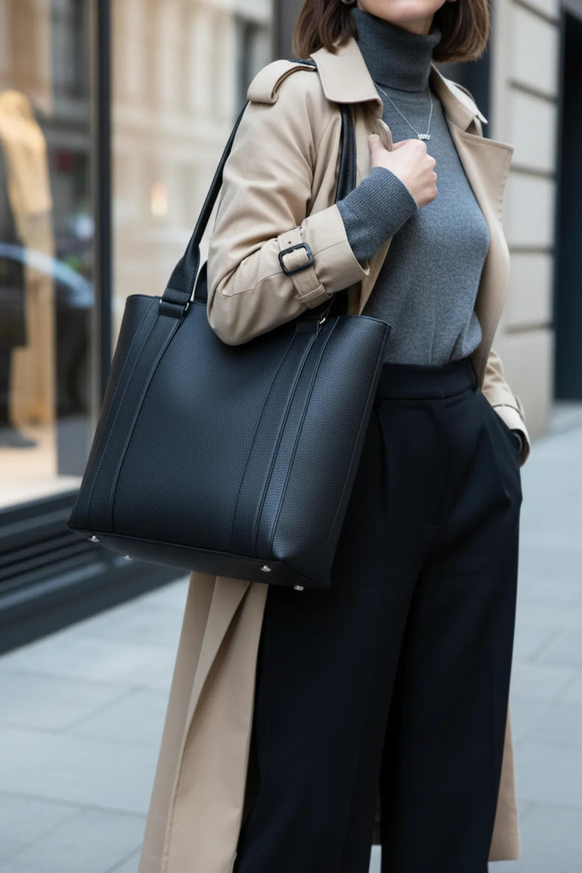 Bolso Tote Clásico Para Mujer Roger 05482-5483