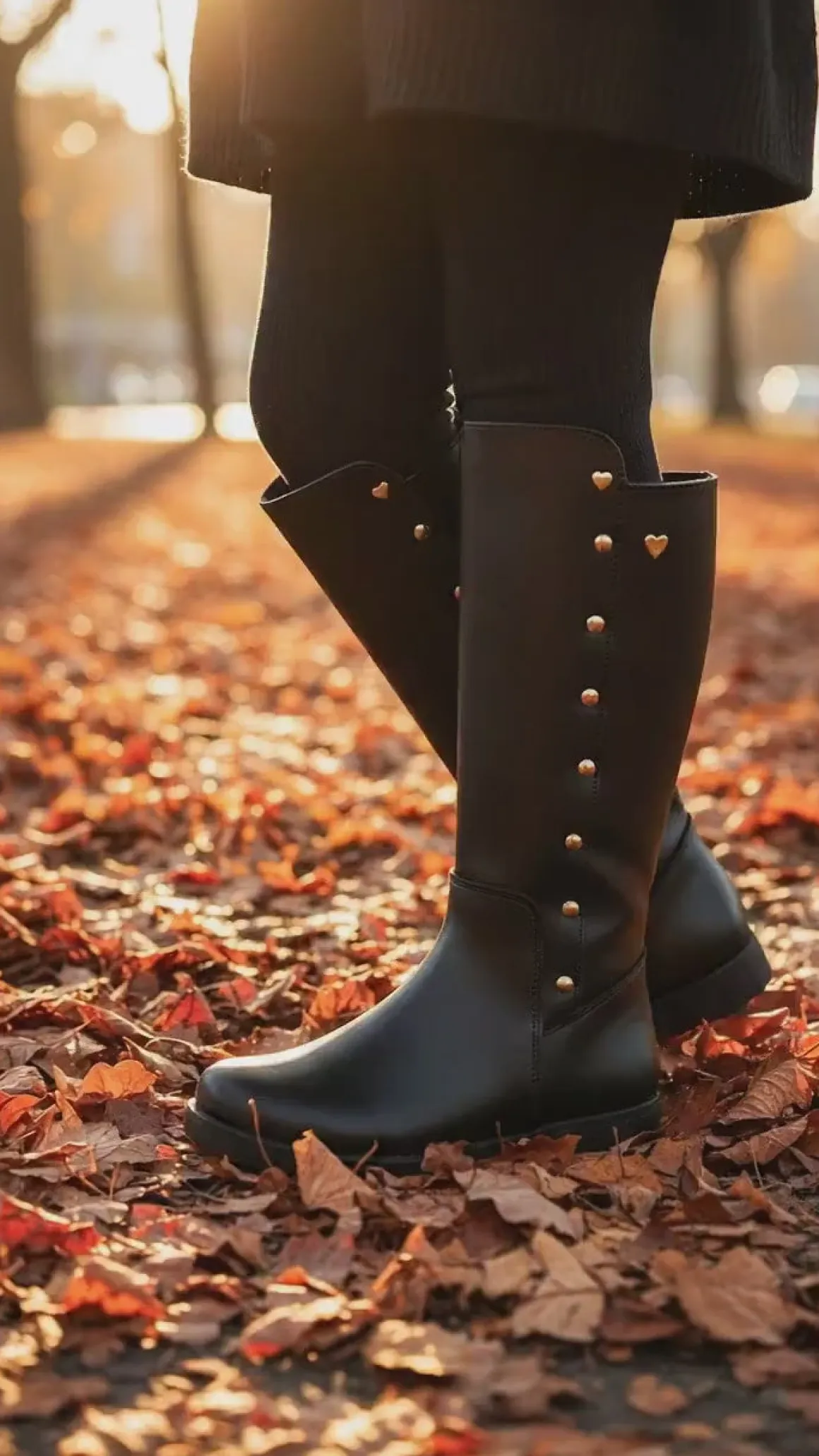 Bota Casual Caña Alta Corazón Niña Confratelli 08164