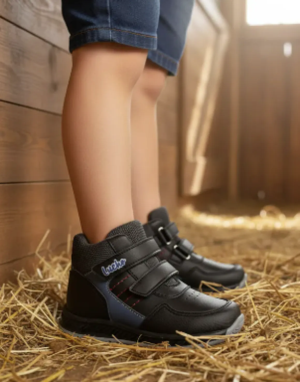 Bota Casual Correas Para Niño Lucho 07235
