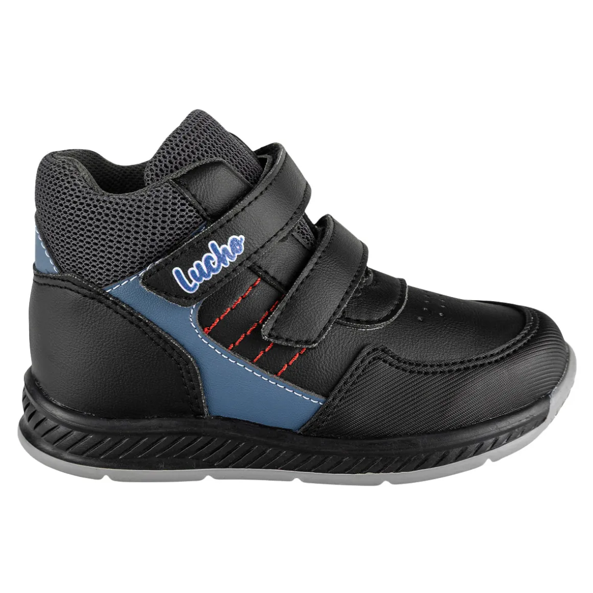 Bota Casual Correas Para Niño Lucho 07235