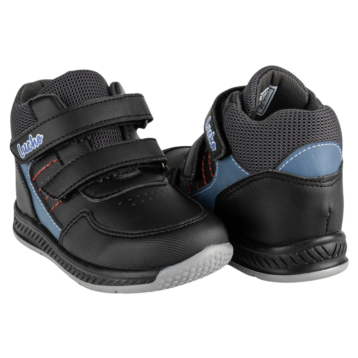 Bota Casual Correas Para Niño Lucho 07235