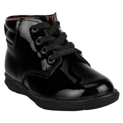 Bota Escolar Dogi Para Niño De Charol 08535