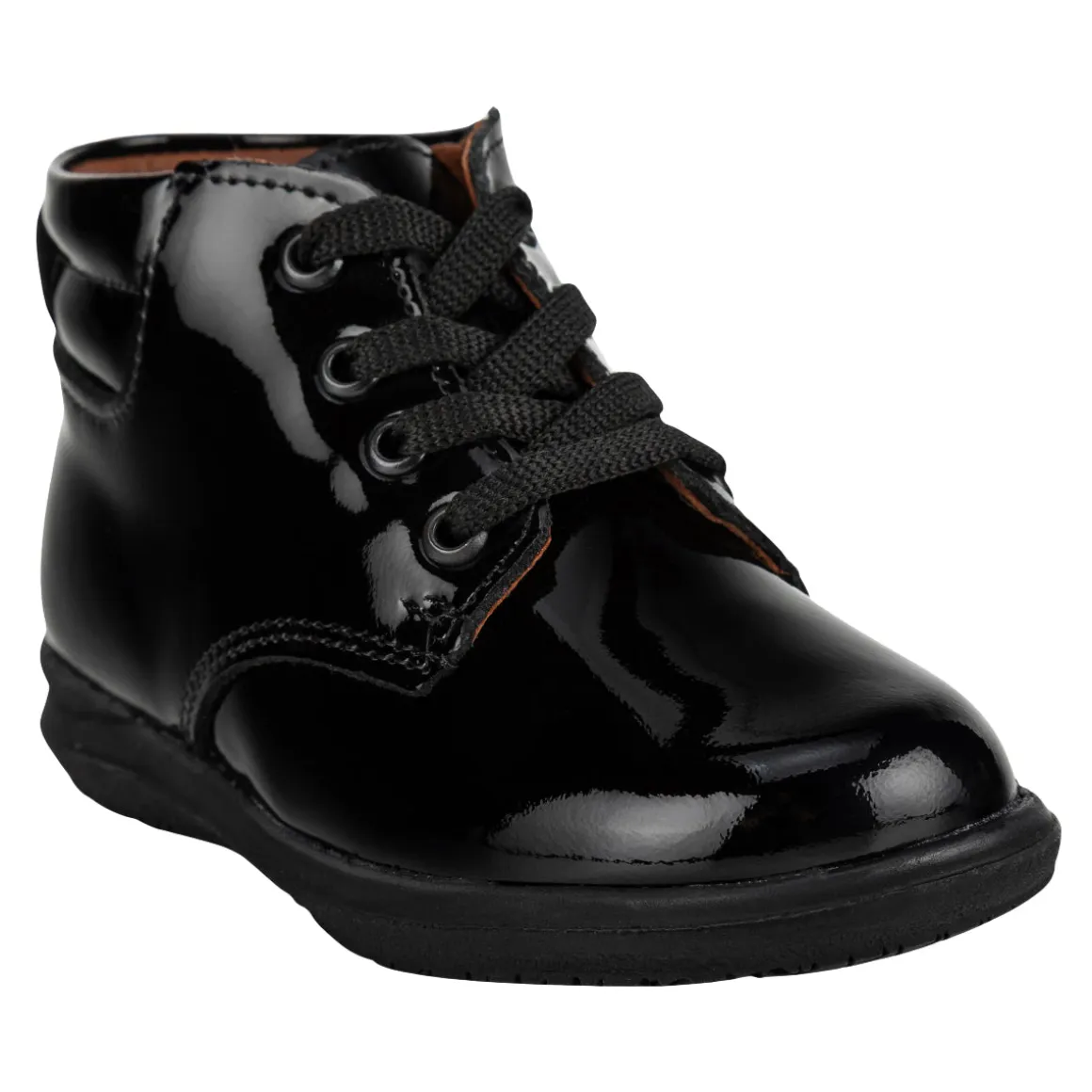 Bota Escolar Dogi Para Niño De Charol 08535