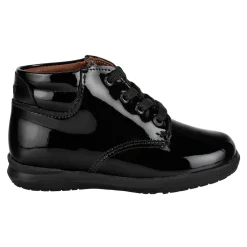 Bota Escolar Dogi Para Niño De Charol 08535