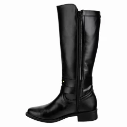 Botas Tipo Equitación Doble Hebilla Para Mujer Fusión 07966
