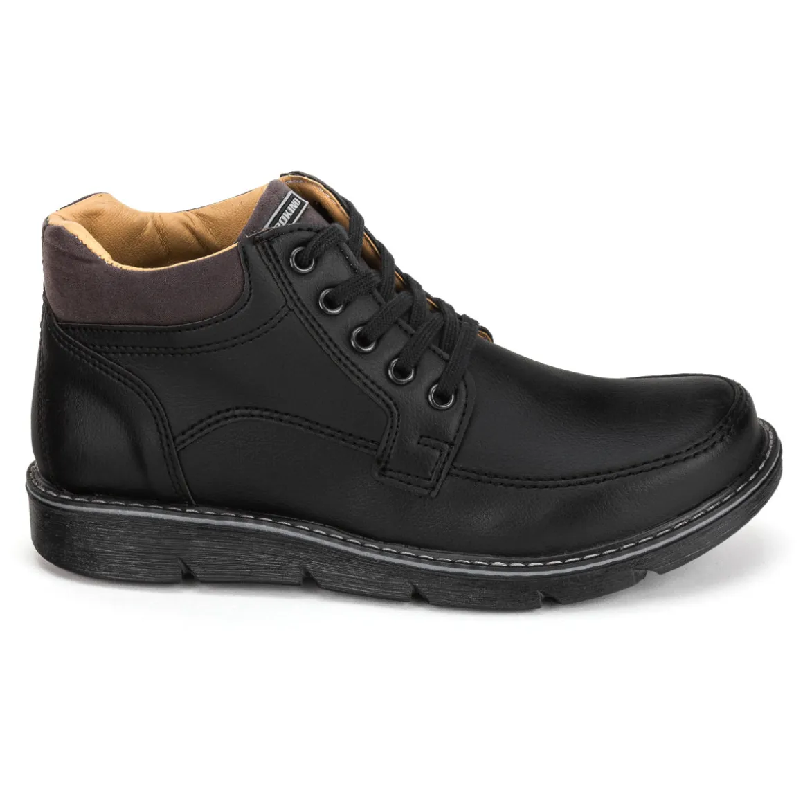 Bota Vestir Moda Joven Rokino Negro 02976