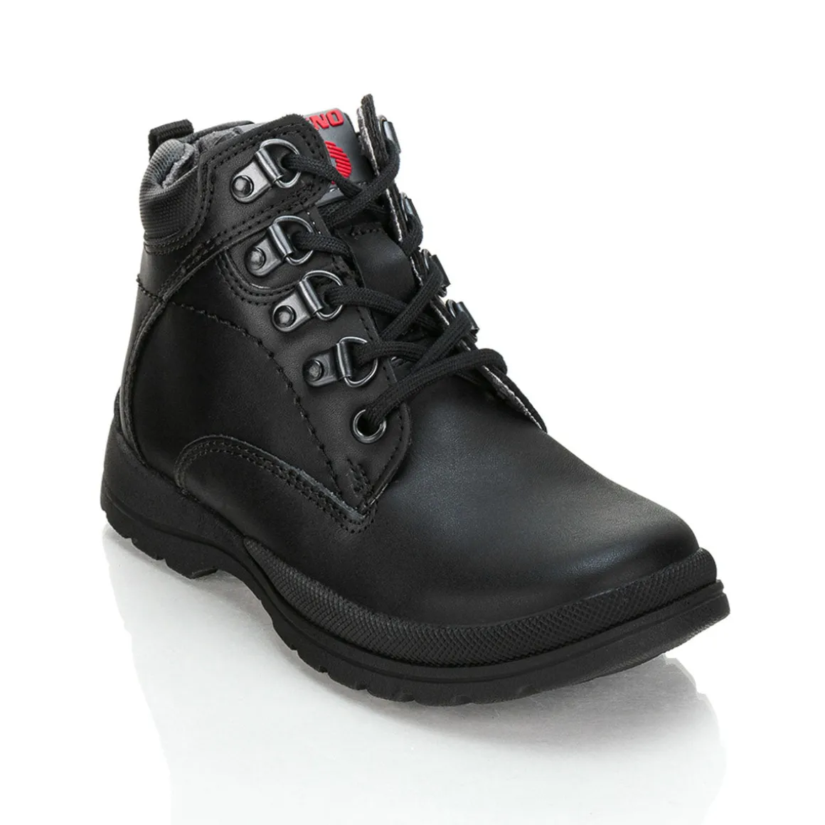 Botín Casual Piel Negro Niño Rokino 00467