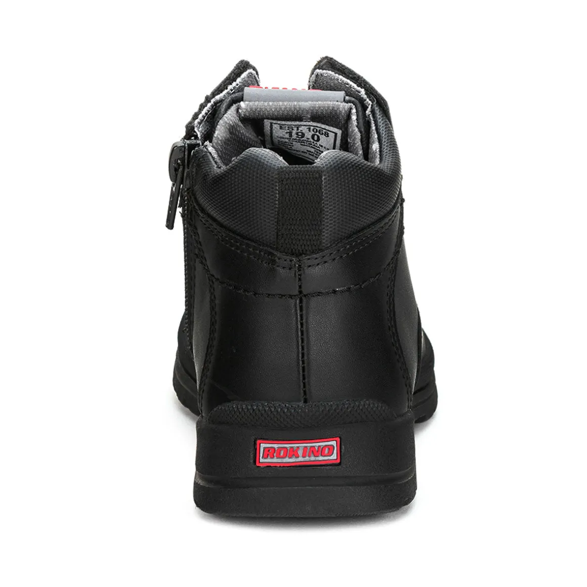 Botín Casual Piel Negro Niño Rokino 00467