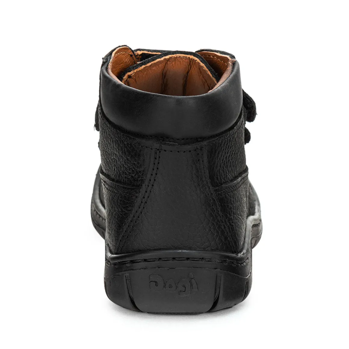 Botín Escolar Dogi Para Niño Piel Negro 02045