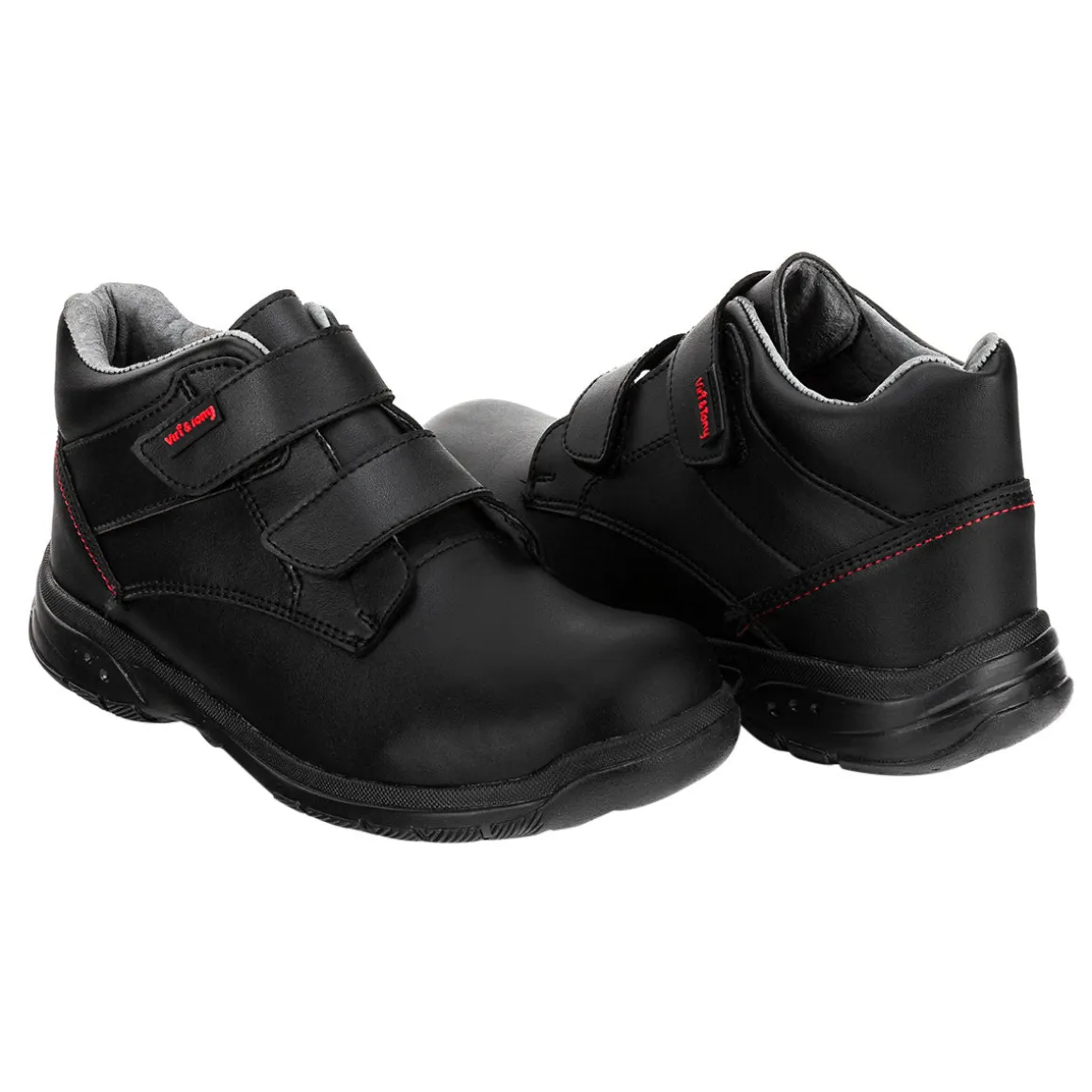 Botín Escolar Velcro Negro Niño Viritony 04375