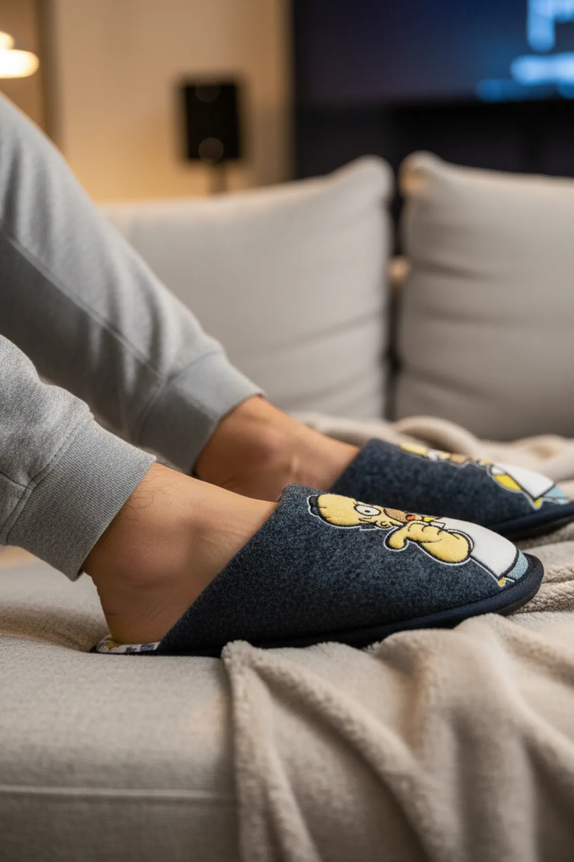 Pantuflas Homero Simpson Para Hombre Arra 09190