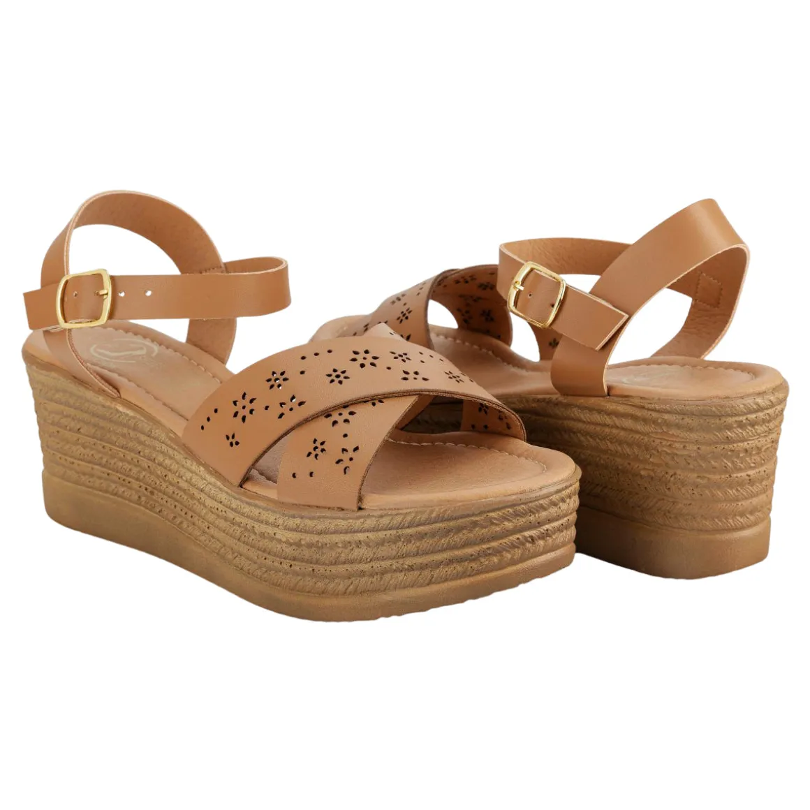 Sandalia Casual Cuña Para Mujer Joza 06500/06501