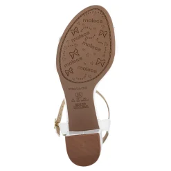 Sandalia Casual Tacón Cuadrado Para Mujer Moleca 06467/68