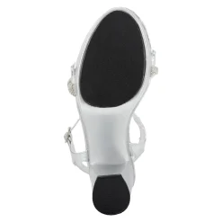 Sandalia Fiesta Graduación Moda Brillo Para Mujer Joza 06357/58 Plata-Oro