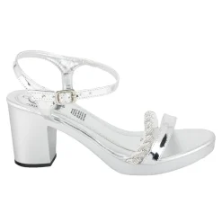 Sandalia Fiesta Graduación Moda Brillo Para Mujer Joza 06357/58 Plata-Oro