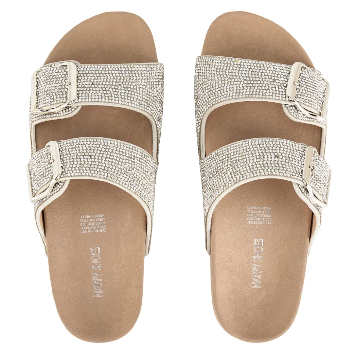 Sandalia Happy Shoes Para Mujer Glitter Glam 08421