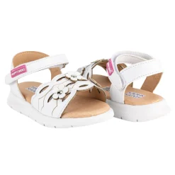 Sandalia Happy Shoes Para Niña Floral 08469