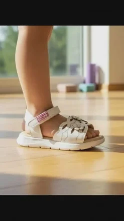 Sandalia Happy Shoes Para Niña Floral 08469