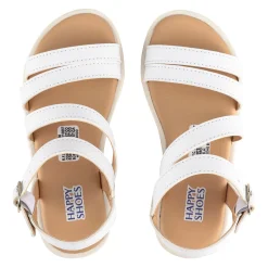 Sandalia Happy Shoes Para Niña Plana Corazón 08471