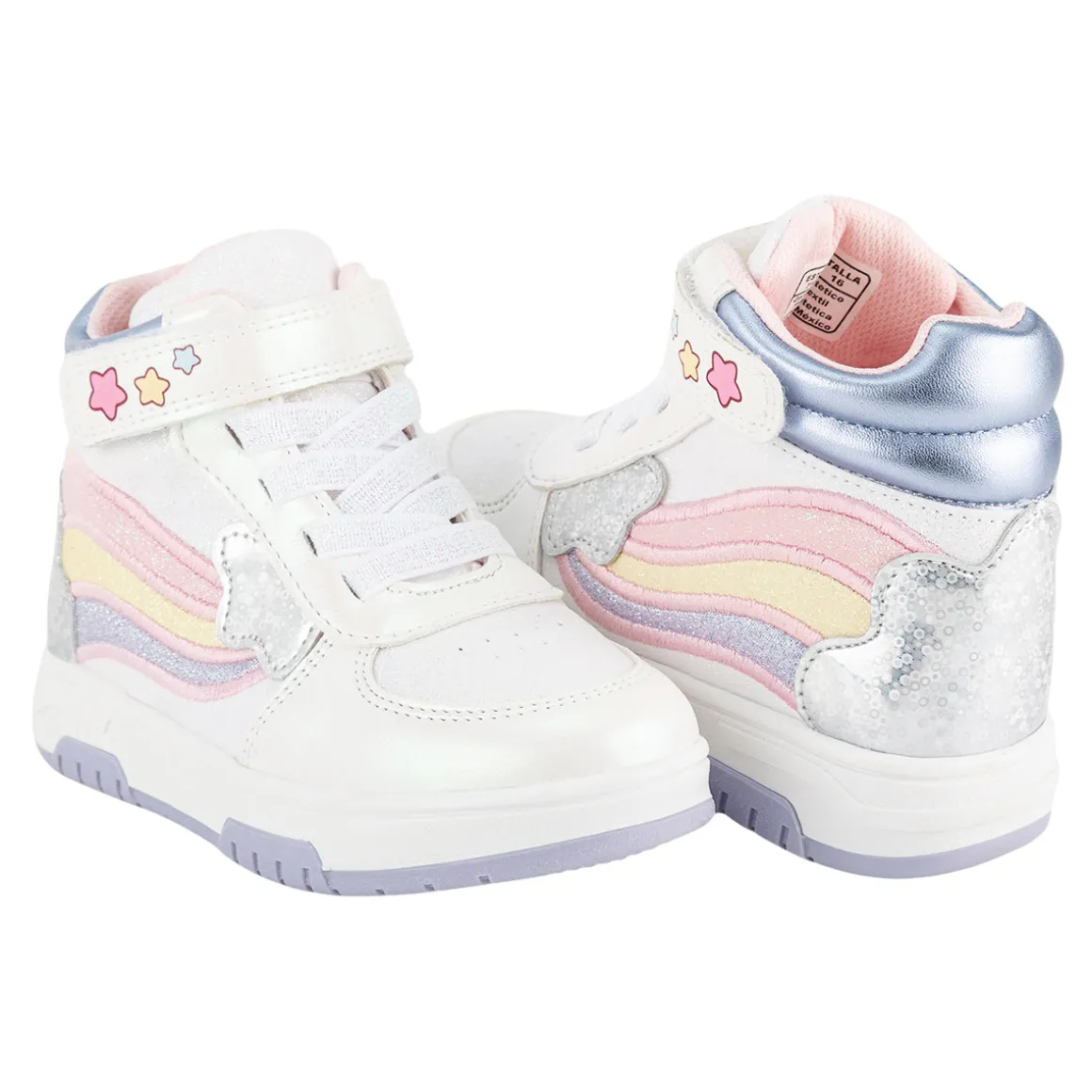 Tenis Bambino Para Niña Casual Estrellas 07845