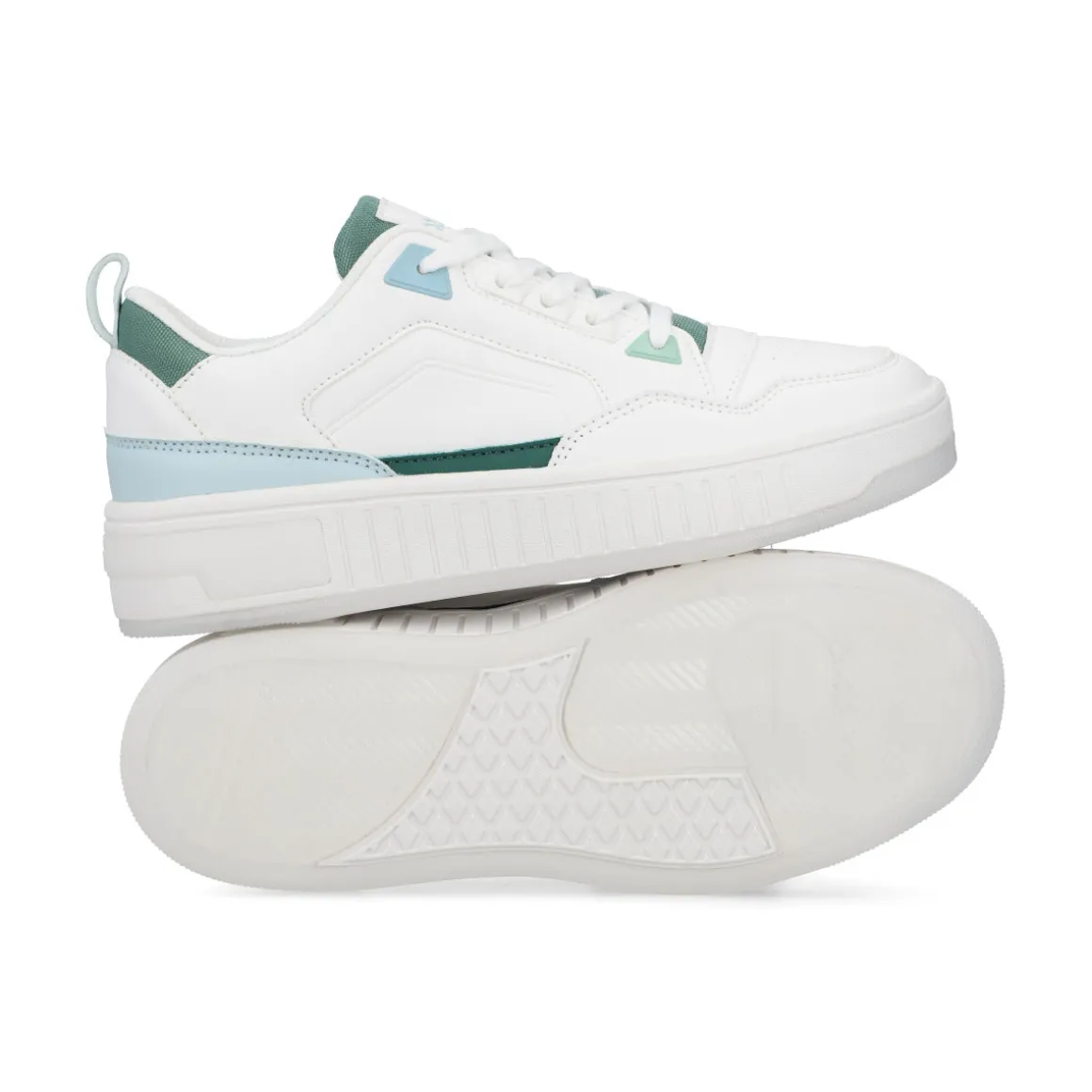 Tenis Blancos Casual Para Mujer Capa de Ozono 08428