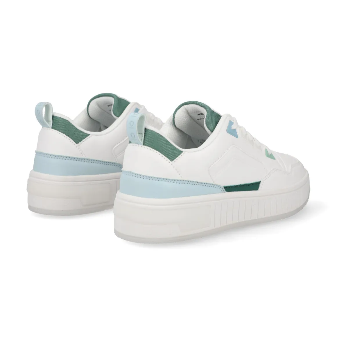 Tenis Blancos Casual Para Mujer Capa de Ozono 08428