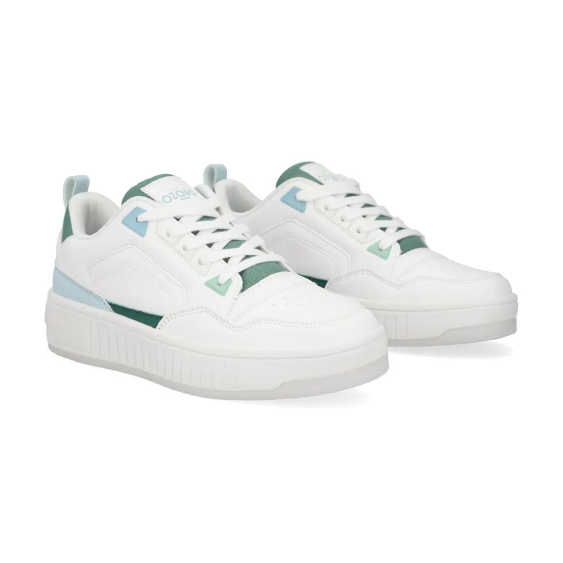 Tenis Blancos Casual Para Mujer Capa de Ozono 08428