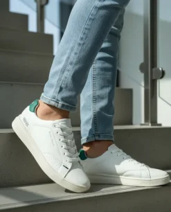 Tenis Blancos Casual Urbano Para Hombre Capa de Ozono 08424