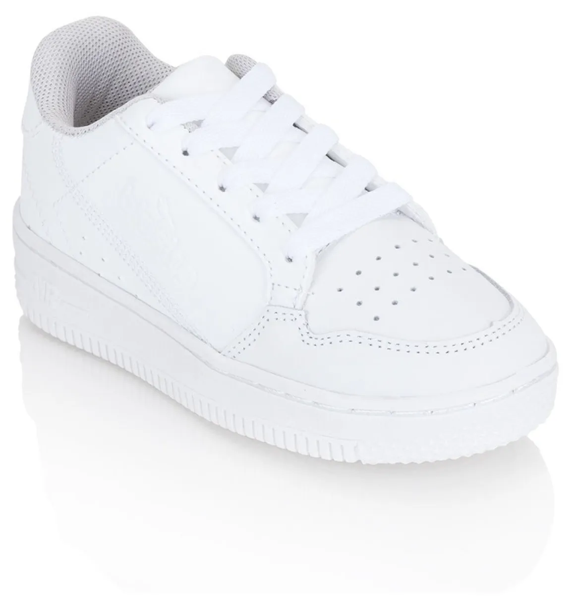 Tenis Blancos Escolar Air Blasito Unisex Para Niño-Niña 02912