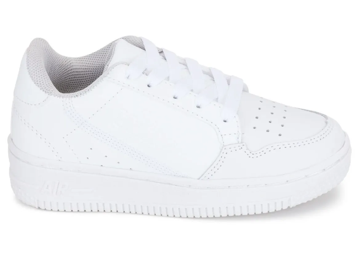 Tenis Blancos Escolar Air Blasito Unisex Para Niño-Niña 02912