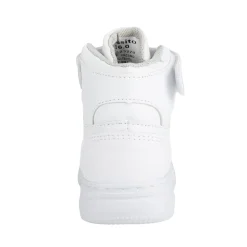 Tenis Blancos Escolar Bota Casual Velcro Para Niño Joven Blasito 05535