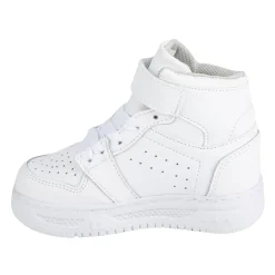 Tenis Blancos Escolar Bota Casual Velcro Para Niño Joven Blasito 05535