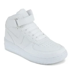 Tenis Blancos Escolar Bota Casuales Niño Stampa 05335