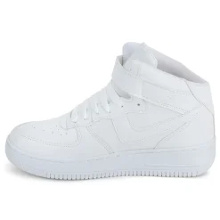 Tenis Blancos Escolar Bota Casuales Niño Stampa 05335