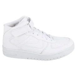 Tenis Blancos Escolar Bota Casuales Para Niño Joven Panam 06087