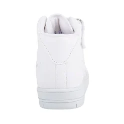 Tenis Blancos Escolar Bota Casuales Para Niño Joven Panam 06087