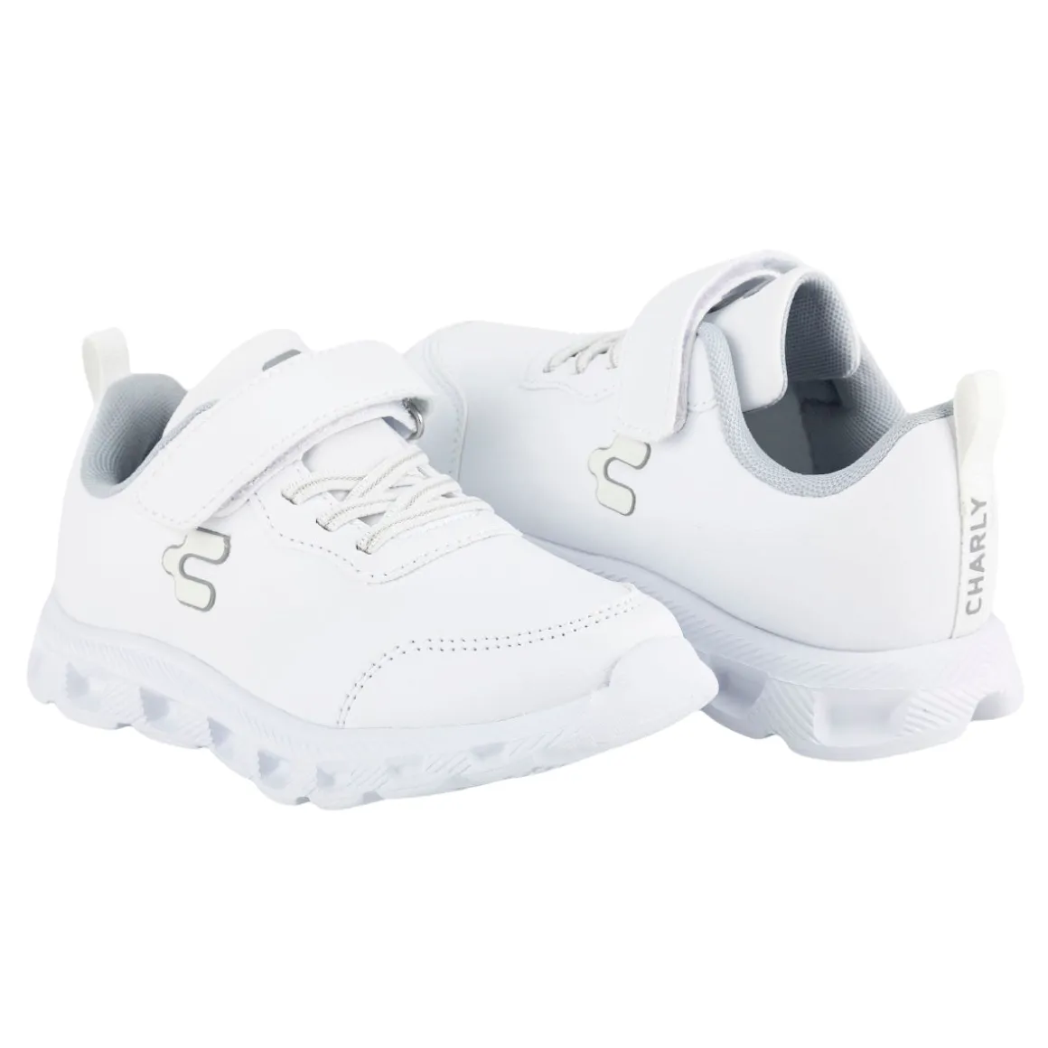 Tenis Blancos Escolar Charly Para Niño Lifestyle Skurban Shaq 06942