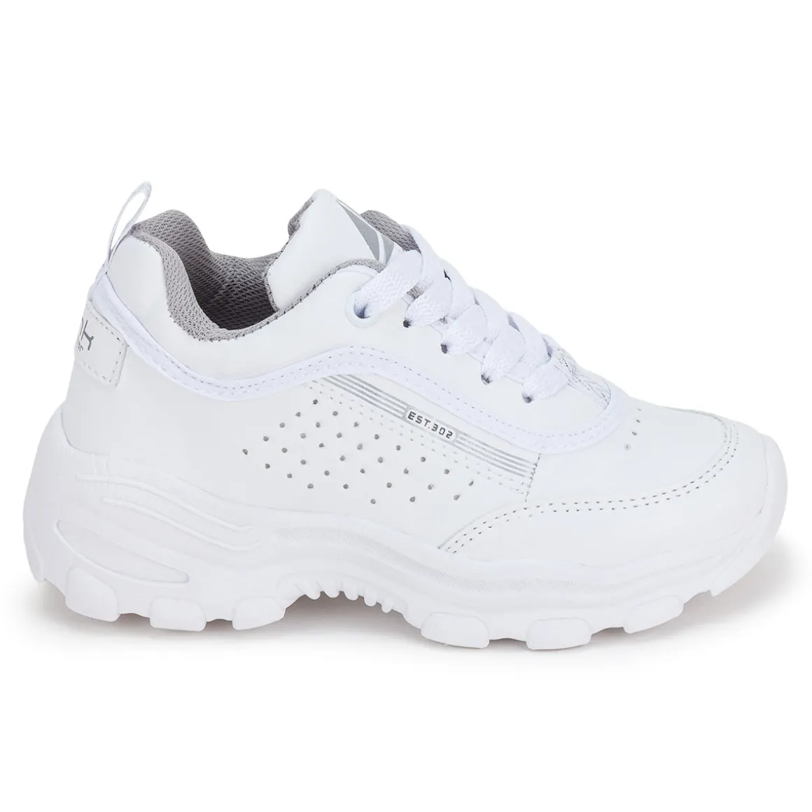 Tenis Blancos Escolar Moda Niña Wink 01571