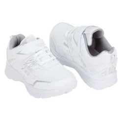 Tenis Blancos Escolar Moderno Casual Detalles Metálicos Niña-o Suns 03024