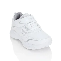 Tenis Blancos Escolar Moderno Casual Detalles Metálicos Niña-o Suns 03024