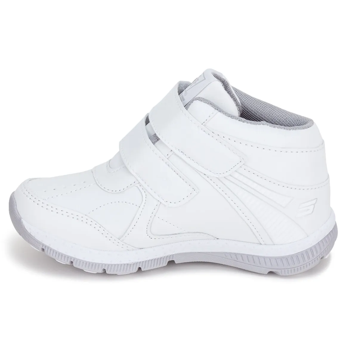 Tenis Blancos Escolar Para Niño Bota Velcro Suns 03023