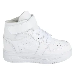 Tenis Blancos Escolar Para Niños Bota Casual Velcro Blasito 05533