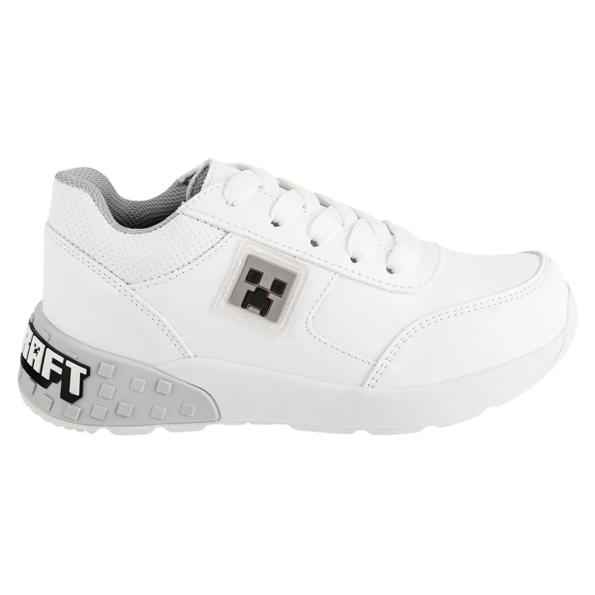 Tenis Blancos Minecraft Para Niño 07244
