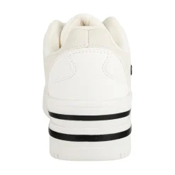 Tenis Blancos Moda Plataforma Para Mujer Gosh 06172